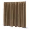 Showtec Pipe and drape Dimout 300x300cm geplooid bruin