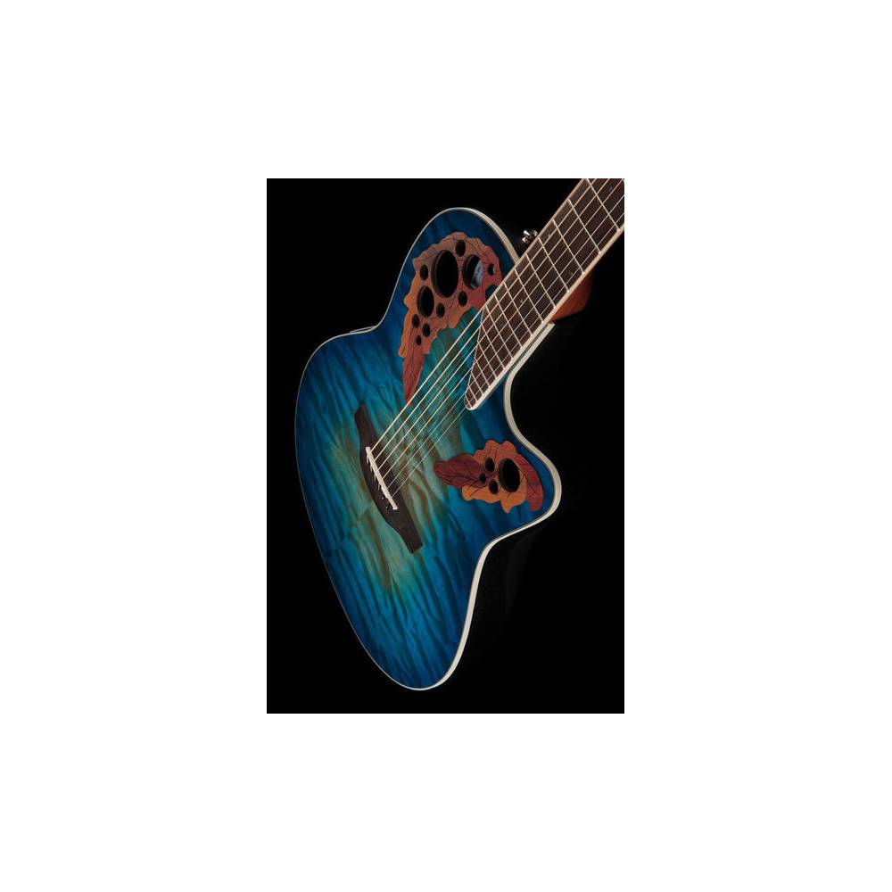 Ovation CE48P-RG Celebrity Exotic Super Shallow Regal to Natural elektrisch-akoestische westerngitaar