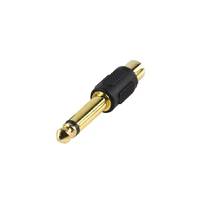 Valueline AC-021 Gold 6.35 mm adapter plug tulp-jack