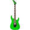 Jackson X Series Dinky DK3XR HSS Neon Green elektrische gitaar met Floyd Rose