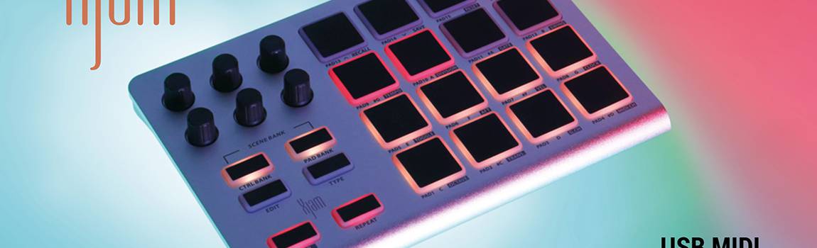 ESI lanceert Xjam een compact plug-en-play MIDI controller
