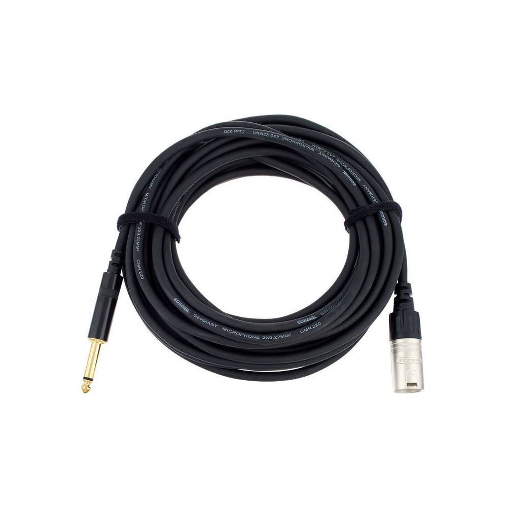 Cordial CCM10MP Intro verloopkabel XLR male - 6.3mm TS jack 10m