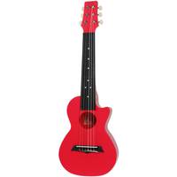 Korala PUG-40-RD polycarbonaat guitarlele licht rood