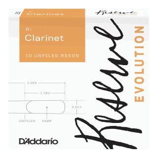 D'Addario Woodwinds Reserve Evolution 4.5 rieten voor Bb klarinet (10 stuks)
