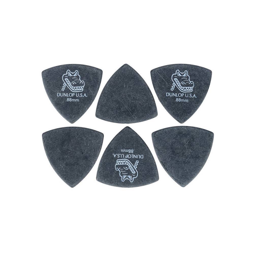Dunlop 572P088 Gator Grip Small Triangle 0.88 plectrumset (6 stuks)