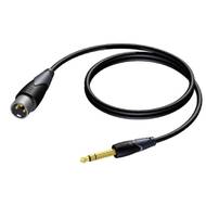 Procab CLA724/3 6.3mm stereo jack - XLR verloopkabel 3m