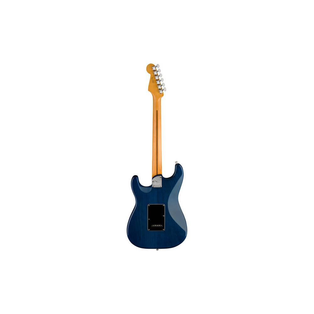 Fender Limited Edition American Ultra Stratocaster HSS EB Denim Burst elektrische gitaar met koffer