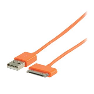 Valueline iPhone kabel oranje 1 meter