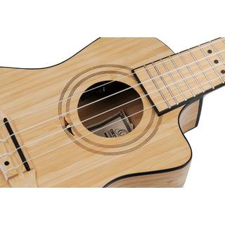 Ortega RUNAB-CC Bamboo Series Concert Size Ukulele Natural E/A concert ukelele met gigbag