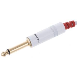 Cordial CFU3PP-SNOW Intro 2x 6.3mm TS jack instrumentkabel 3m wit