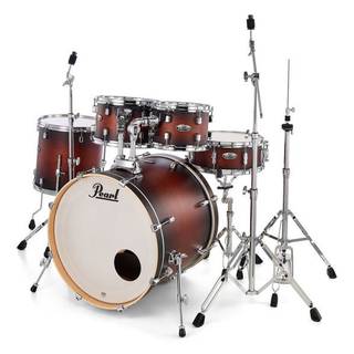 Pearl DMP925F/C260 Decade Maple Satin Brown Burst drumstel
