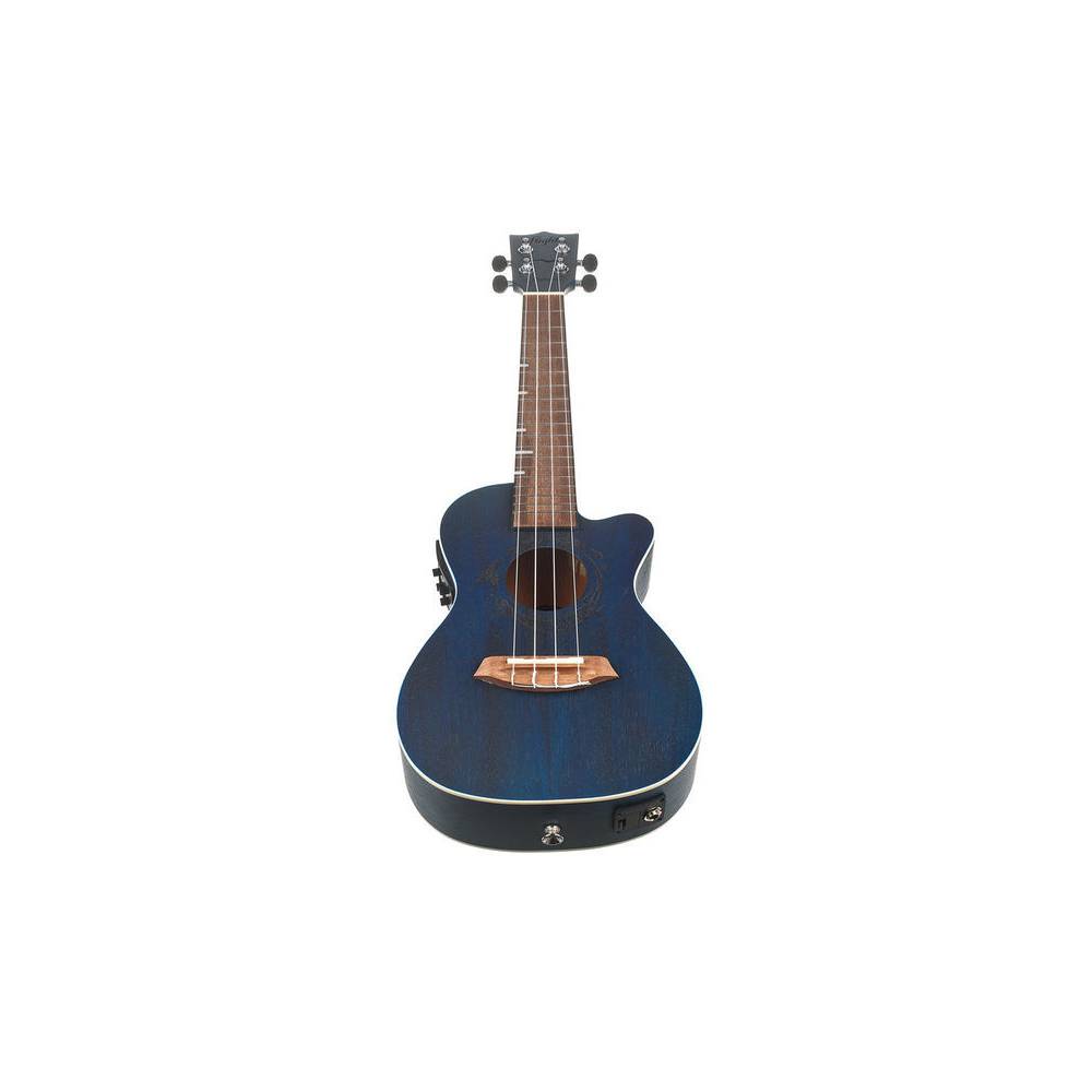 Flight Gemstone Series DUC380 CEQ Topaz elektrisch-akoestische concert ukelele met gigbag