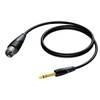 Procab CLA724/10 6.3mm stereo jack - XLR verloopkabel 10m