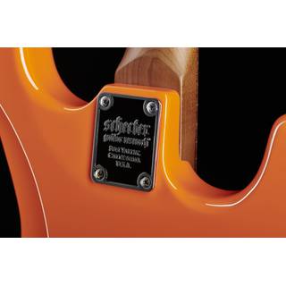 Schecter Nick Johnston Traditional HSS LH Atomic Orange linkshandige elektrische gitaar