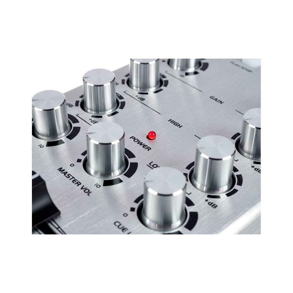 Omnitronic Gnome-202P Mini Mixer zilver