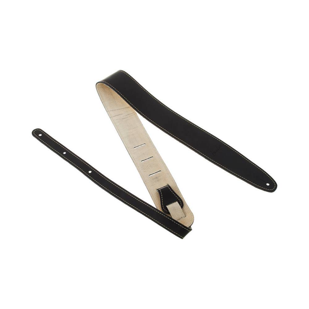 Fender Ball Glove leren gitaarband zwart