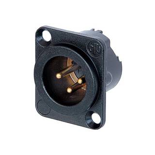 Neutrik NC3MD-LX B XLR chassisdeel 3p male