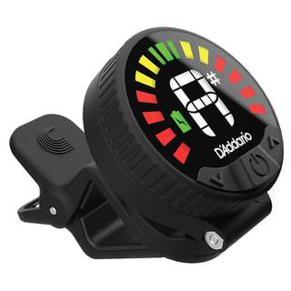 D'Addario Nexus 360 heroplaadbare clip-on tuner zwart