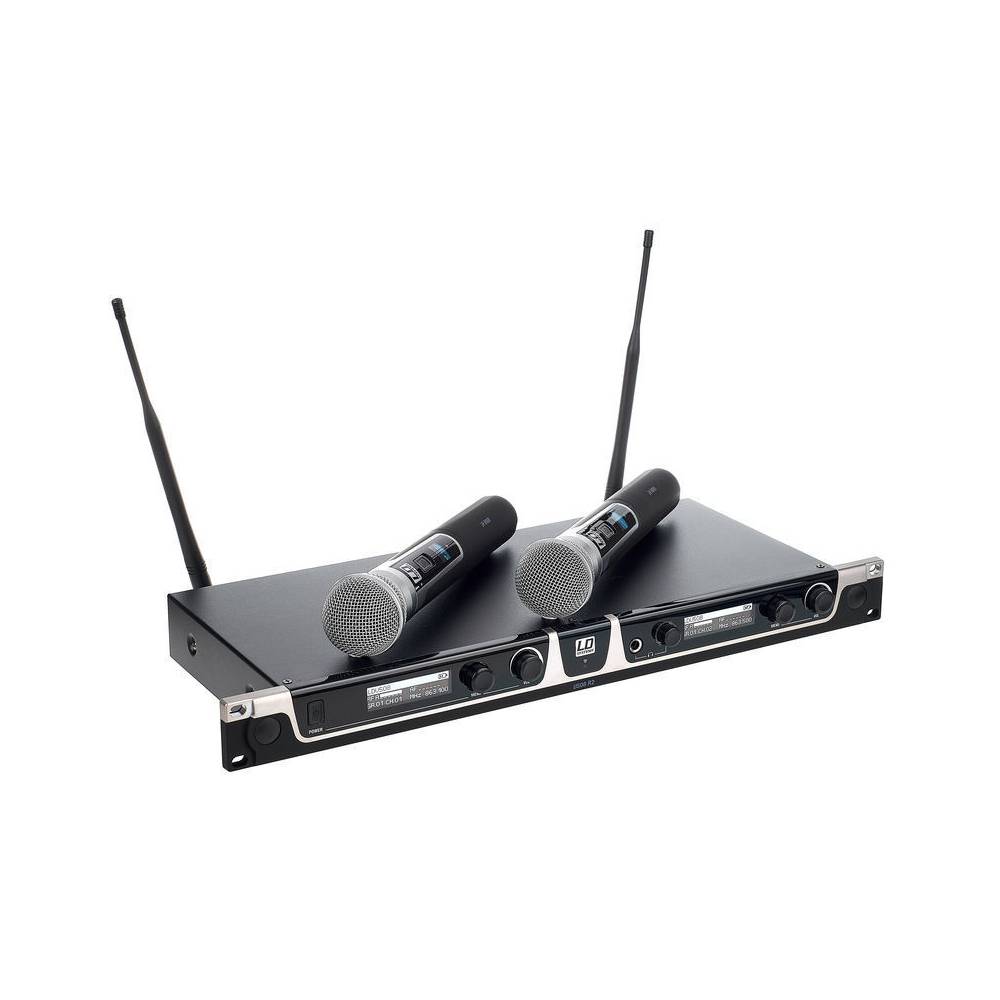 LD Systems U508 HHD 2 dual handheld systeem (bandgap + ISM)