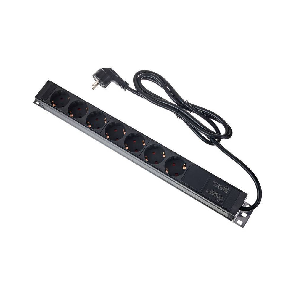 Konig & Meyer 28672 19 inch Power Box stroomverdeler 7-voudig