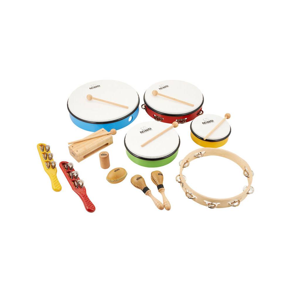 Nino Percussion NINOSET012 percussie assortiment 12-delig