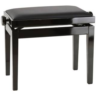 Konig & Meyer 13971 pianobank hoogglans zwart met kunstlederen zitting