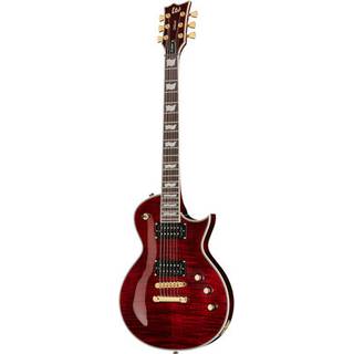 ESP LTD Deluxe EC-1000T CTM See Thru Black Cherry elektrische gitaar met chambered full thickness body