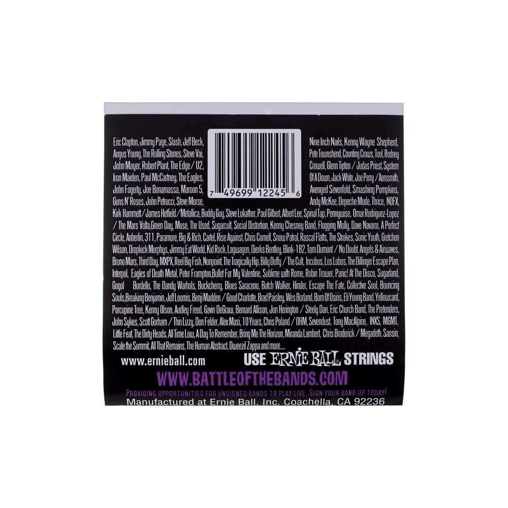 Ernie Ball 2245 Stainless Steel Power Slinky snarenset
