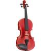 Stentor SR1401 Harlequin 3/4 Cherry Red akoestische viool inclusief koffer en strijkstok
