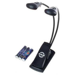 Konig & Meyer 12246 FlexLight lessenaarlamp met dubbele LED arm