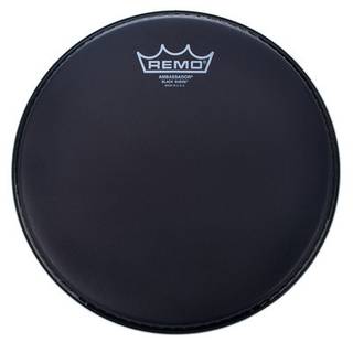 Remo BA-0808-ES Ambassador Black Suede 8"