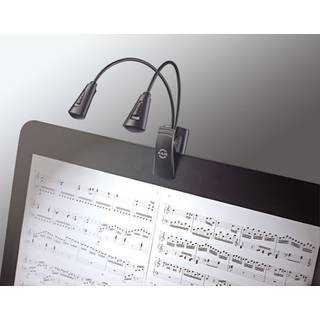 Konig & Meyer 12244 FlexLight lessenaarlamp met dubbele LED arm