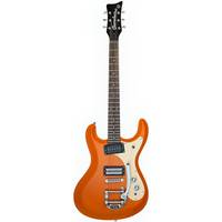 Danelectro 64 Metallic Orange elektrische gitaar
