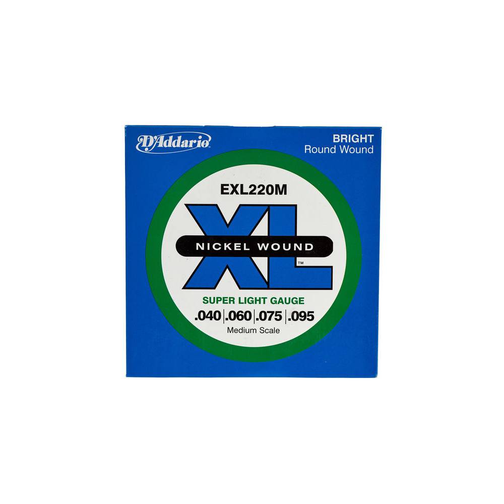 D'Addario EXL220M Super Light 40-95