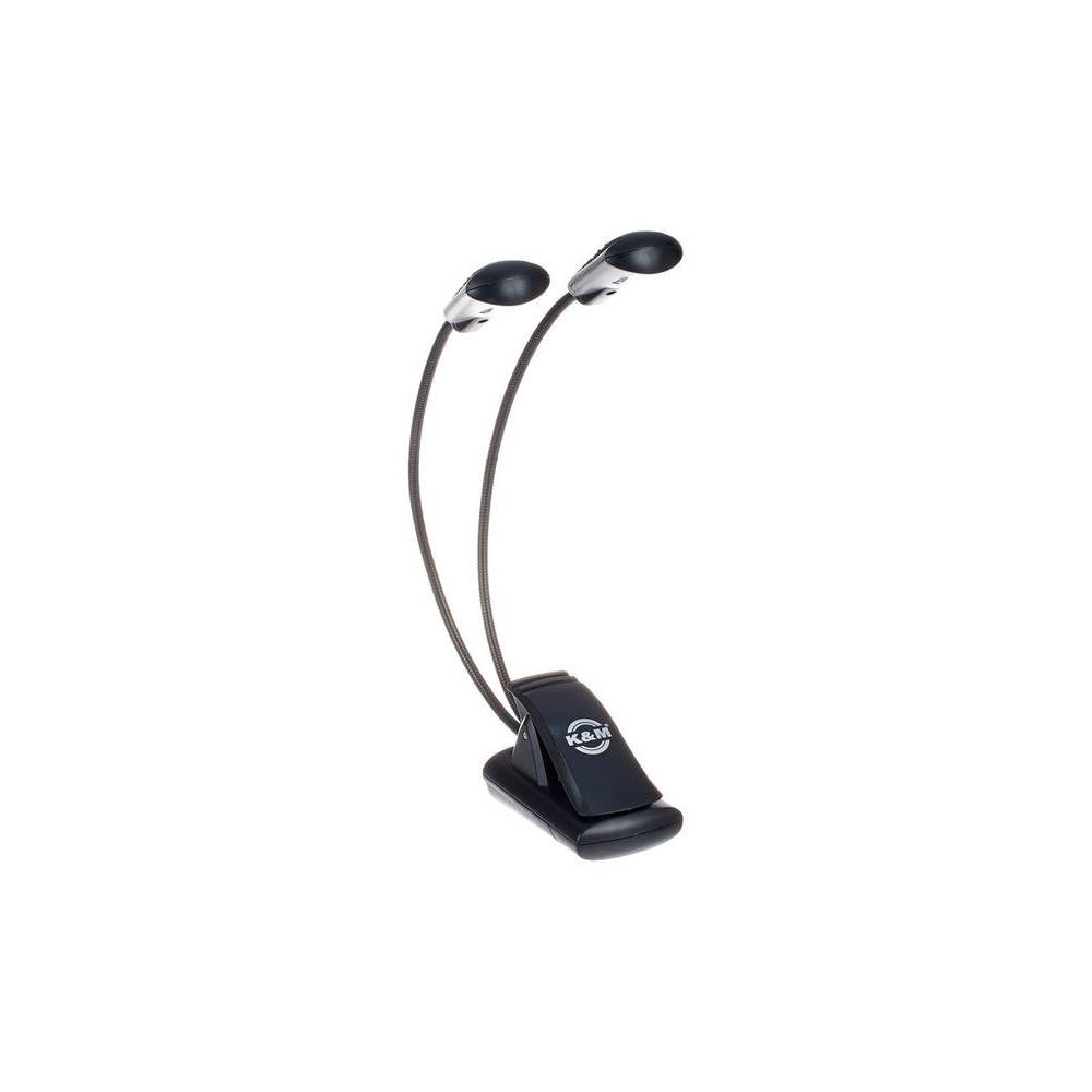 Konig & Meyer 12243 FlexLight lessenaarlamp met dubbele LED arm
