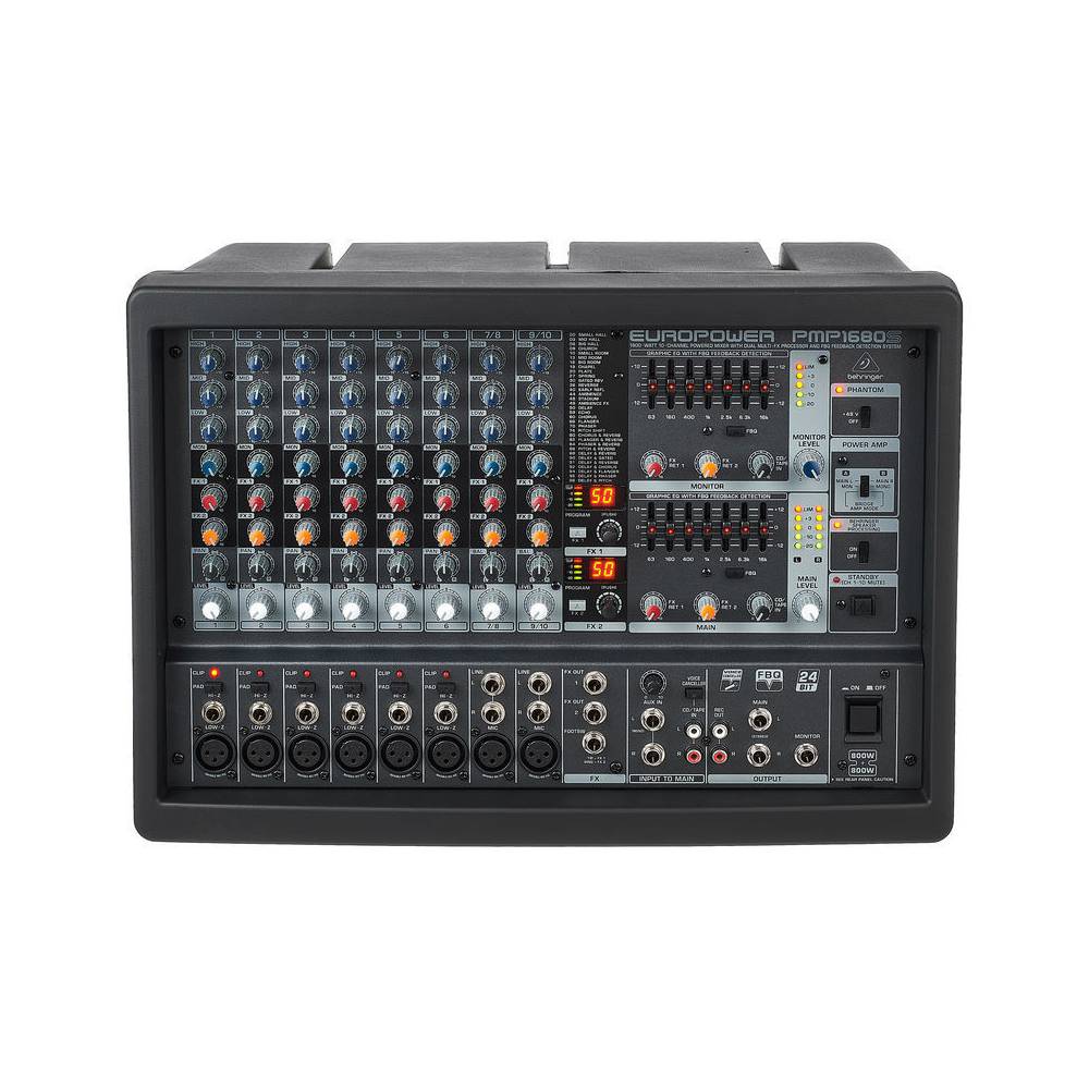 Behringer Europower PMP1680S powered PA en studio mixer kopen