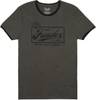 Fender Beer Label Men's Ringer Tee Gray/Black T-shirt M