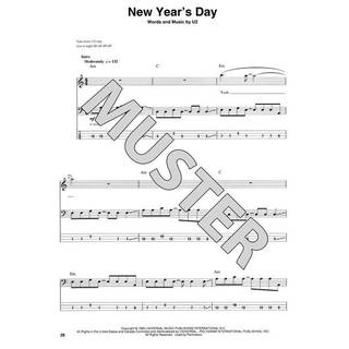 Hal Leonard Bass Play Along Volume 41 U2 Bass Guitar
