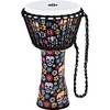 Meinl PADJ7-M-F Rope Tuned Travel Series Day Of The Dead 10 inch Djembe