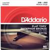 D'Addario EFT76 Flat Tops snarenset voor mandola