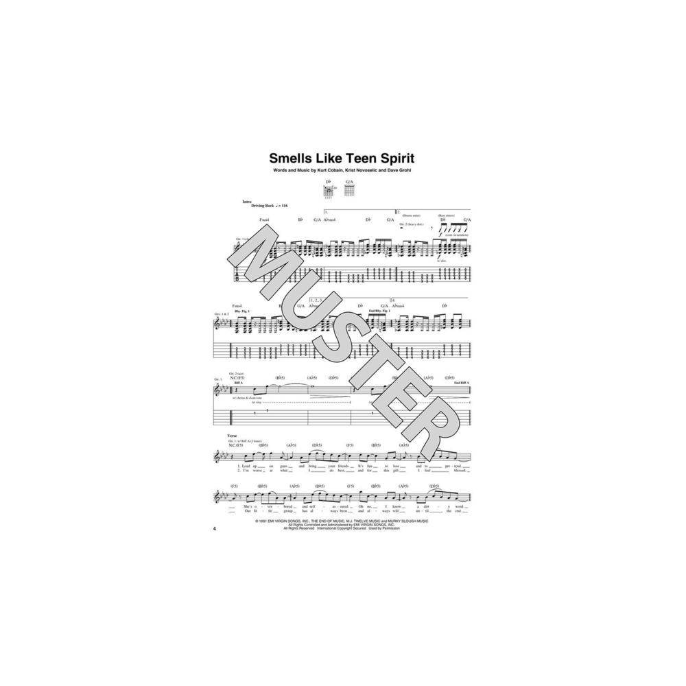 Hal Leonard Nirvana Nevermind