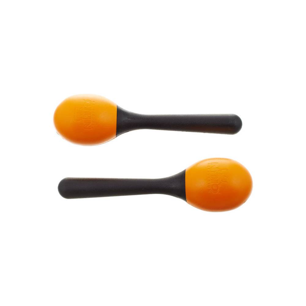 Nino Percussion NINO569OR kunststof maracas oranje