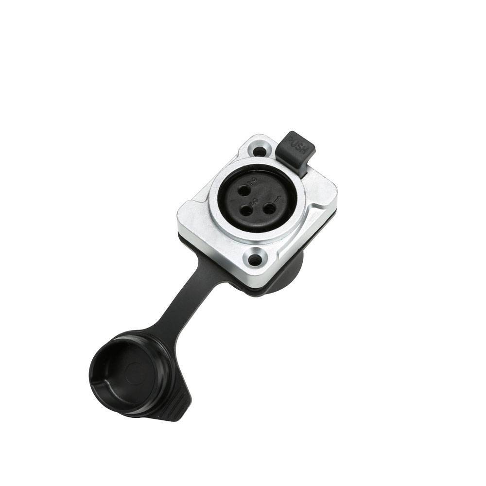 Adam Hall 7916 3-polig XLR female chassisdeel IP65