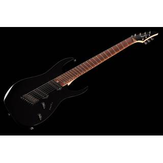 Ibanez RGMS7 Black Multi Scale 7-snarige elektrische gitaar