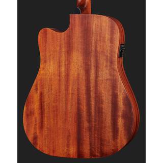 Ibanez PF12MHCE Open Pore Natural elektrisch-akoestische gitaar