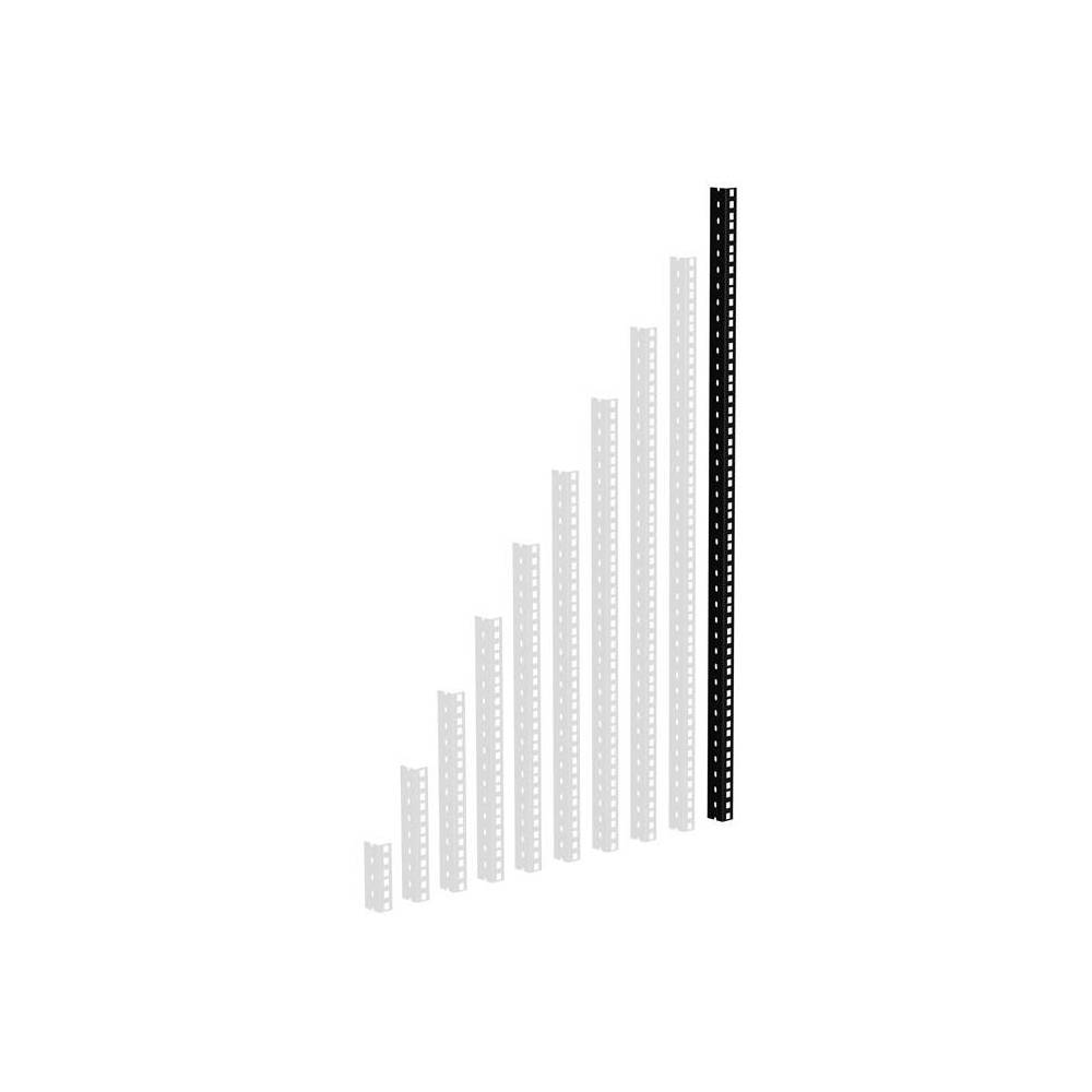 Adam Hall 61535B20 Heavy Duty Rack Strip zwart 20U