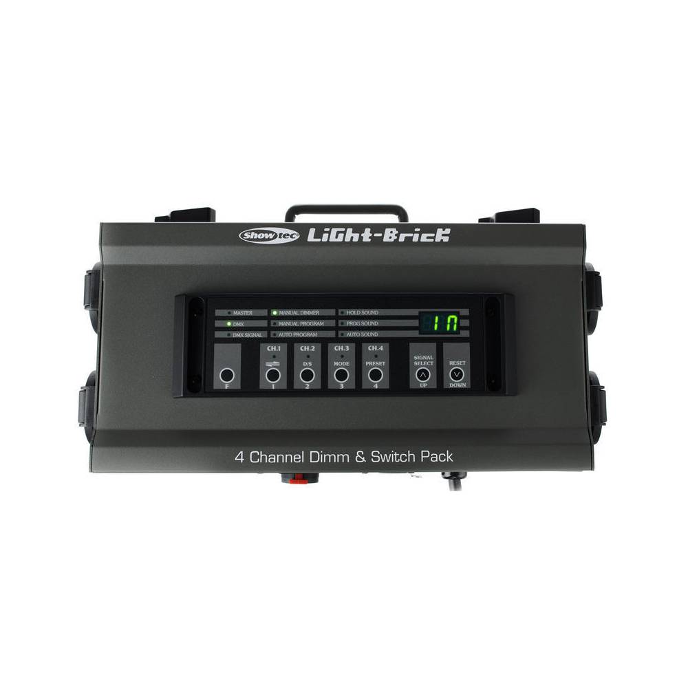 Showtec Lightbrick 4-kanaals DMX dimmerpack