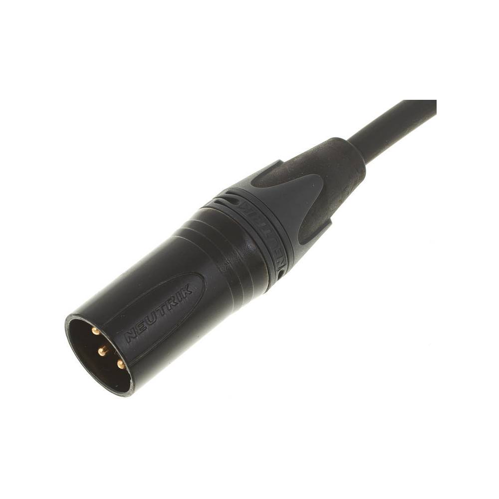 Cordial CSM5FM-GOLD ENCORE XLR male - XLR female signaalkabel 5 meter zwart