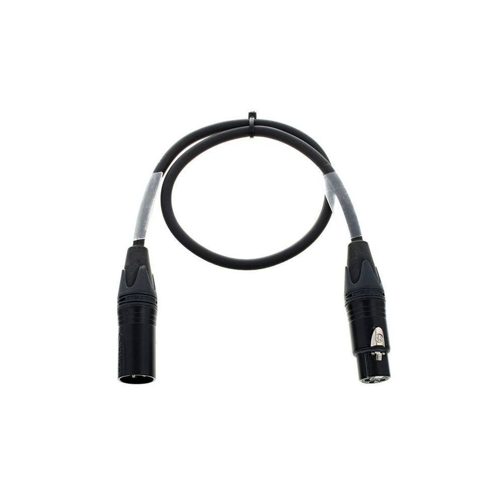 Cordial CPD0.5FM DMX XLR male - XLR female 3-pins lichtkabel 0.5 meter