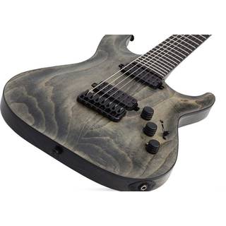 Schecter C-7 Apocalypse Rusty Grey zevensnarige gitaar